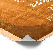 Verlass eines Trails — Emerson Quote — Art Print Poster (Ecke)