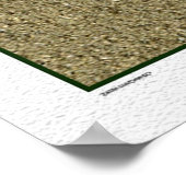 Verlass es nur Poster Print (Ecke)