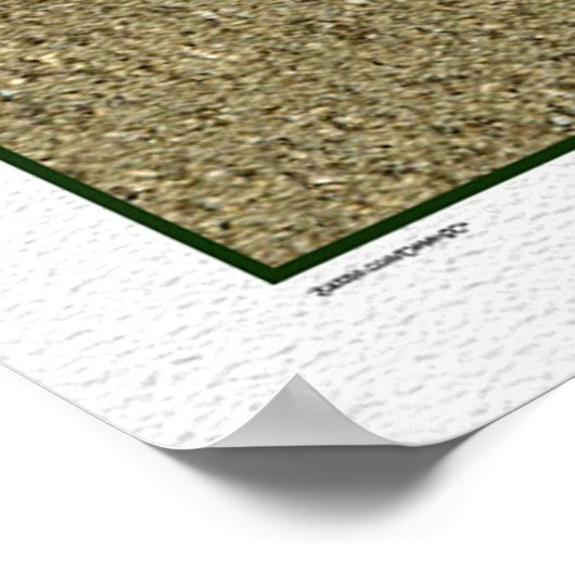 Verlass es nur Poster Print (Ecke)