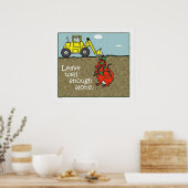 Verlass es nur Poster Print (Küche)