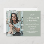 Verlass für Uni Trunk Party Foto Postkarte (Vorne/Hinten)