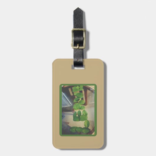 Verlass Jeden Tag hinter dem Gepäckanhänger (Vorderseite vertikal)