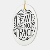 Verlass keine Wanderberge ökologisch Keramik Ornament (Links)