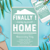 Verlass meines Parteiches Funny Housewarming Party Einladung