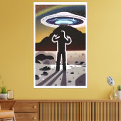 Verlass mich nicht leinwanddruck (Insitu (Wohnzimmer))