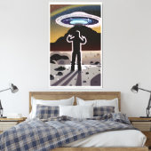 Verlass mich nicht leinwanddruck (Insitu (Schlafzimmer))