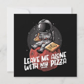 Verlass mir allein mit meiner Pizza (Rückseite)
