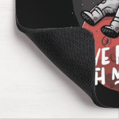 Verlass mir allein mit meiner Pizza Mousepad (Ecke)
