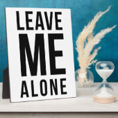 Verlass mir alleine fotoplatte (Seite)