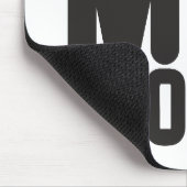 Verlass mir alleine Privatsphäre Mousepad (Ecke)