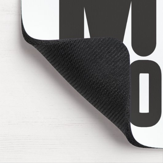 Verlass mir alleine Privatsphäre Mousepad (Ecke)