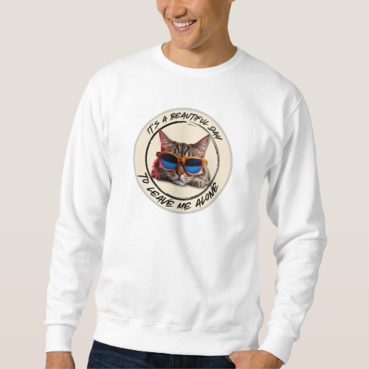 Verlass mir alleine sweatshirt (Vorderseite)