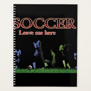Verlass mir hier Fußball Planer
