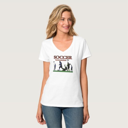 Verlass mir hier Fußball T-Shirt (Vorderseite Vollansicht)