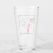"Verlass niemals Zuhause ohne dein Tiara!" Glas (Rückseite)