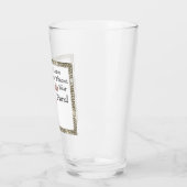 "Verlass niemals Zuhause ohne dein Tiara!" Glas (Links)