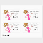 Verlass niemals Zuhause ohne Tiara! DIVA Stickers (Blatt)