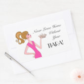 Verlass niemals Zuhause ohne Tiara! DIVA Stickers (Umschlag)