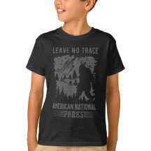 Verlass No Trace America National Parks Shirt
