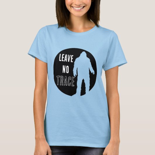 Verlass No Trace Bigfoot T-Shirt (Vorderseite)