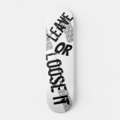 verlass oder locker skateboard (Vorderseite)