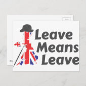 verlass postkarte (Vorne/Hinten)