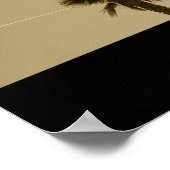 Verlass So bald Malaga Tint Sticker Poster (Ecke)