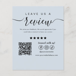 Verlass uns ein Review Social Media Logo Light Nav Flyer