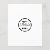 Verlass uns ein Review Social Media Logo Trendy Wh Flyer (Hinten)