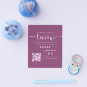 Verlass uns eine Überprüfung Facebook Instagram Be Flyer (Einzeln)
