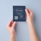Verlass uns eine Überprüfung Facebook Instagram Na Flyer (Gruppe)