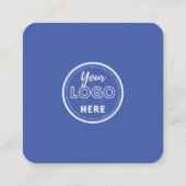 Verlass uns eine Überprüfung | Feedback des Kunden Quadratische Visitenkarte (Rückseite)