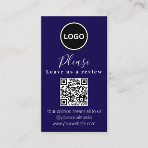 Verlass uns eine Überprüfung QR-Code Modern Busi Visitenkarte