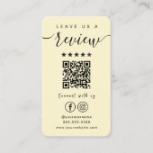 Verlass uns einen Instagram Facebook QR Code Visitenkarte