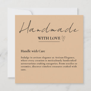 Verlass uns einen Review-Handwerk mit Liebe Rustic Einladung