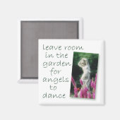 Verlass Zimmer im Garten... Magnet (Vorderseite/Rückseite)