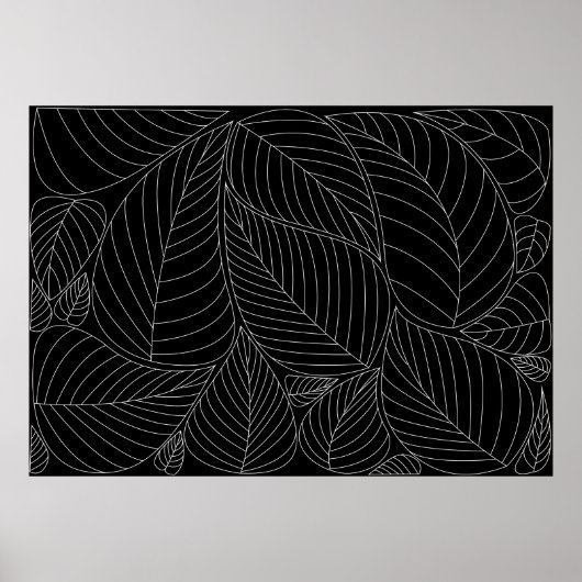 Verlasse Hintergrundmuster. - Abbildungen, formell Poster (Vorne)