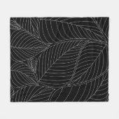 Verlasse Hintergrundmuster. - Illustration, formel Fleecedecke (Vorderseite (Horizontal))