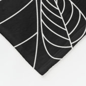 Verlasse Hintergrundmuster. - Illustration, formel Fleecedecke (Ecke)