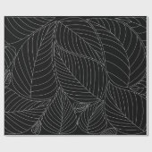 Verlasse Hintergrundmuster. - Illustration, formel Geschenkpapier (Flach)