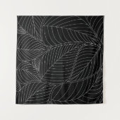 Verlasse Hintergrundmuster. - Illustration, formel Wandteppich (Vorderseite (Horizontal))