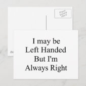 Verlassen bedient postkarte (Vorne/Hinten)