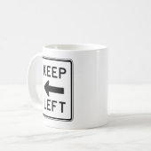 Verlassen behalt kaffeetasse (Vorderseite Links)