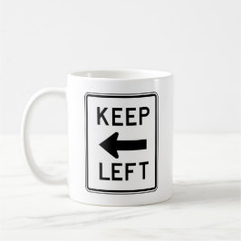 Verlassen behalt kaffeetasse