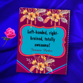 Verlassen Blumenkohl-Individuelle Name Lila School Notizblock