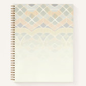 Verlassen Boho Soft Mediterrane Spirale Notizblock (Vorderseite)