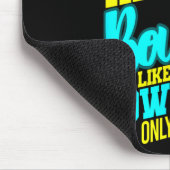 Verlassen Bowler Bowl Byll Spaß Bowling Striker Mousepad (Ecke)