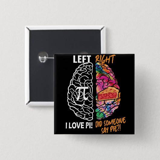 Verlassen Brain Right Brain Pi Button (Vorne & Hinten)