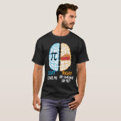 Verlassen Brain Right Brain Pi T-Shirt (Vorne ganz)