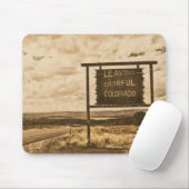 Verlassen bunten Colorado-Zeichens Mousepad (Mit Mouse)